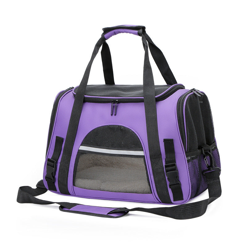 Bolso Transportador para Mascotas 10kg – Bandolera Plegable con Refuerzo Interno | Viajes y Exterior