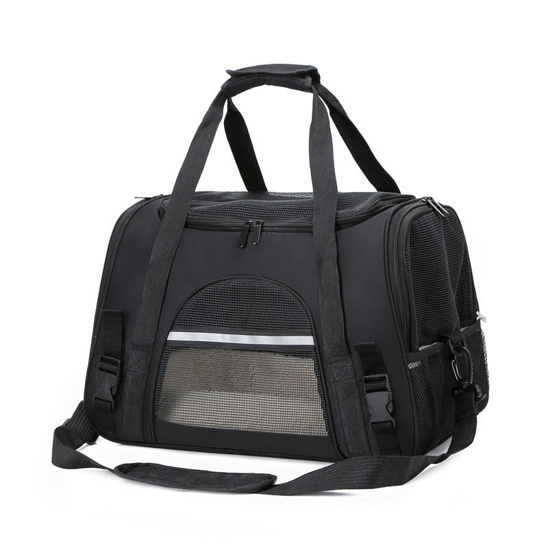 Bolso Transportador para Mascotas 10kg – Bandolera Plegable con Refuerzo Interno | Viajes y Exterior