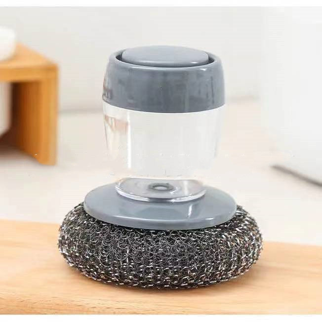Cepillo de Cocina con Dispensador – Limpieza Fácil con Solo Presionar