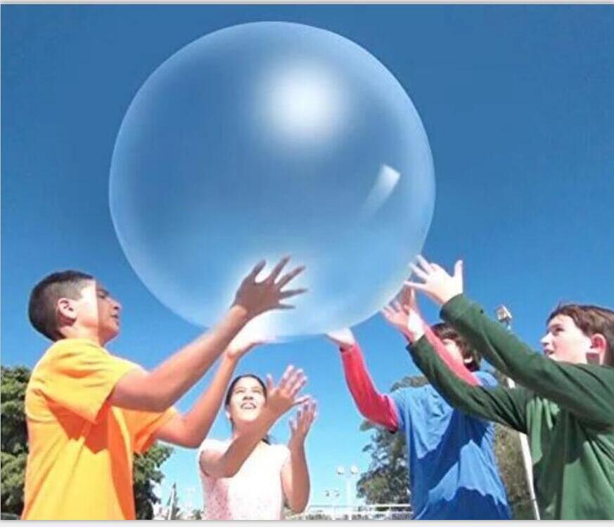 Bola inflable grande juguete para niños bola elástica Bola De Agua bola de burbuja