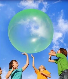 Bola inflable grande juguete para niños bola elástica Bola De Agua bola de burbuja
