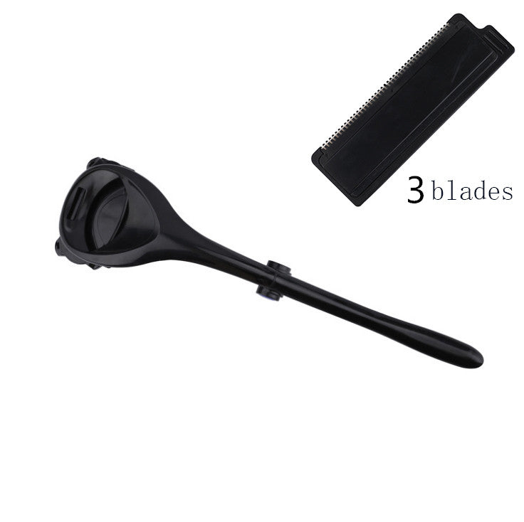 Afeitadora de espalda para hombres 2,0, afeitadora de pelo de espalda, cuchilla de dos cabezales, afeitadora para piernas y cuerpo