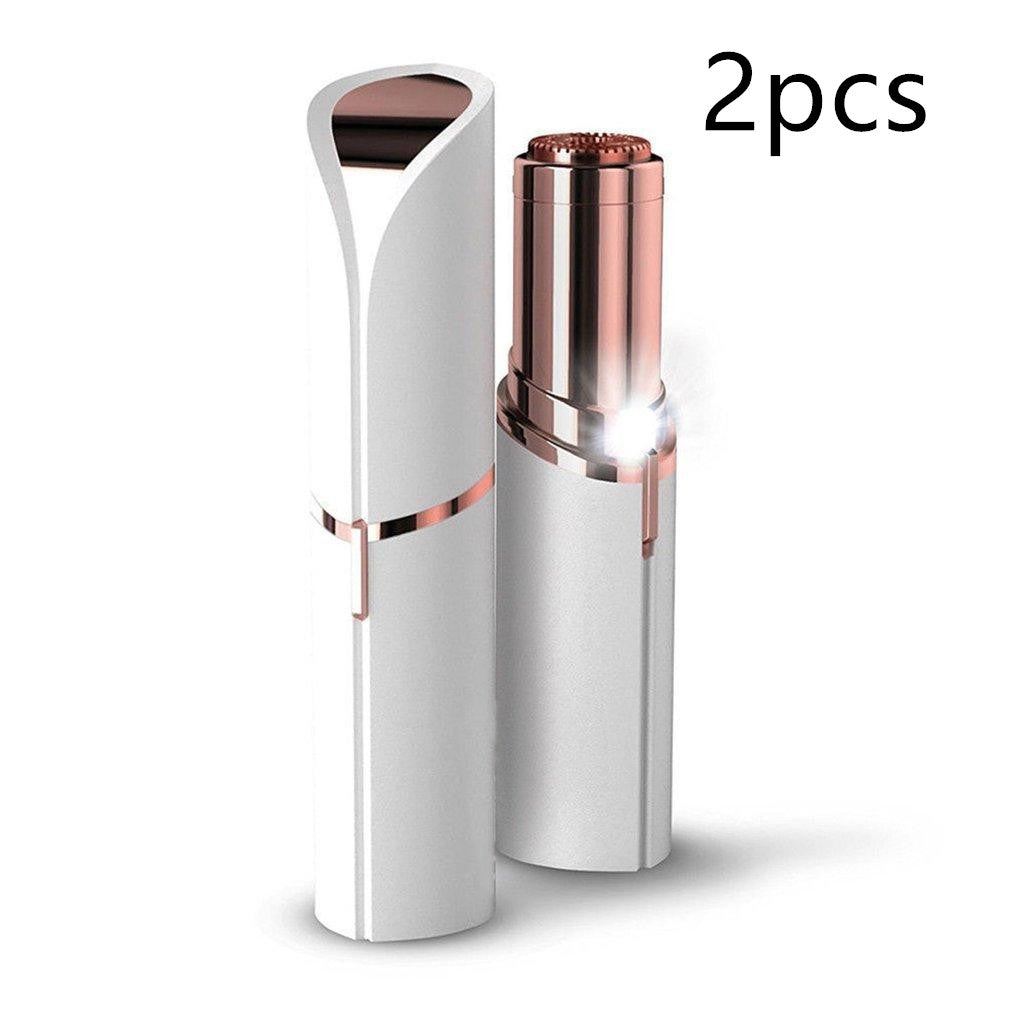 Mini máquina eléctrica de depilación para mujer, afeitadora de lápiz labial, recortadora de cejas
