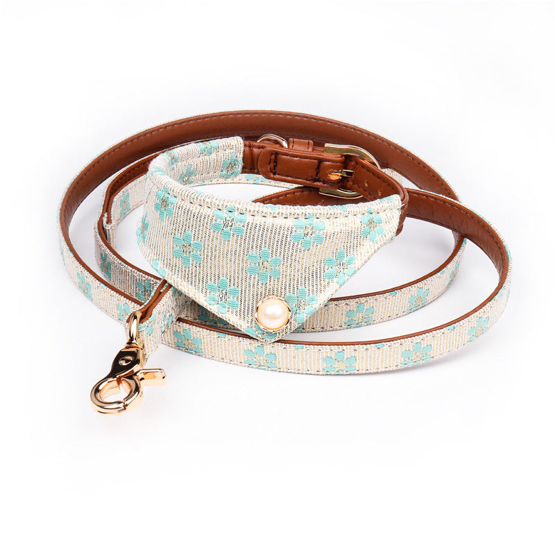 Collar con lazo bordado para perros accesorio de BODA y eventos especiales