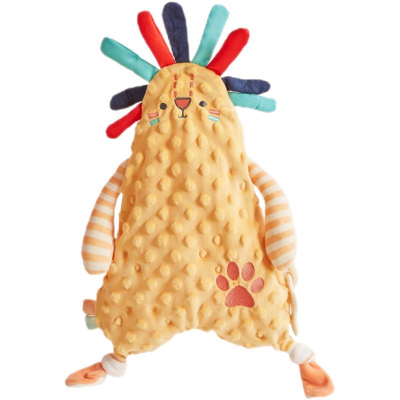 Muñeco tranquilizador para bebé, mordedor de lactancia, Orejas de conejo Kawaii, toalla facial para recién nacido