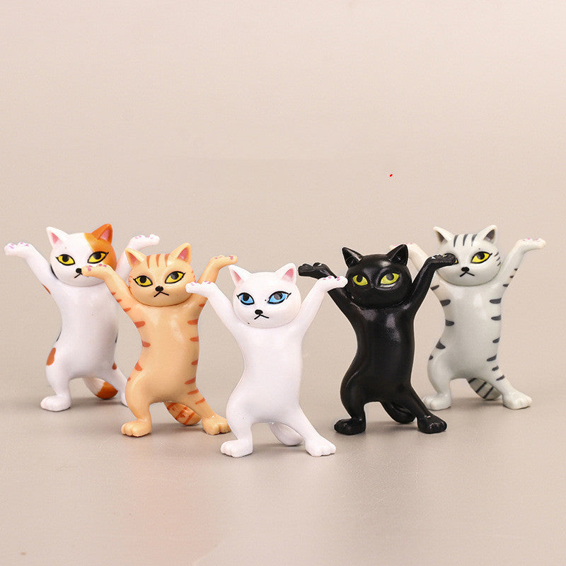 Gatito lindo deco, gato encantador portalápices de varios colores, individual o por juego completo