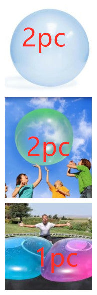 Bola inflable grande juguete para niños bola elástica Bola De Agua bola de burbuja