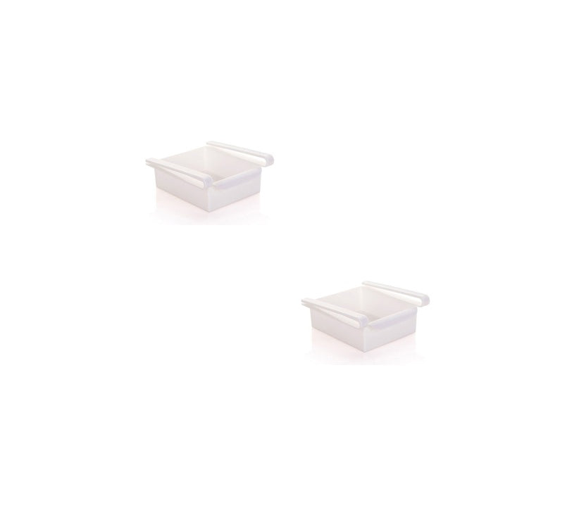 Organizador Deslizable para Refrigerador | Cajón Colgante Ahorra Espacio (PP Resistente)