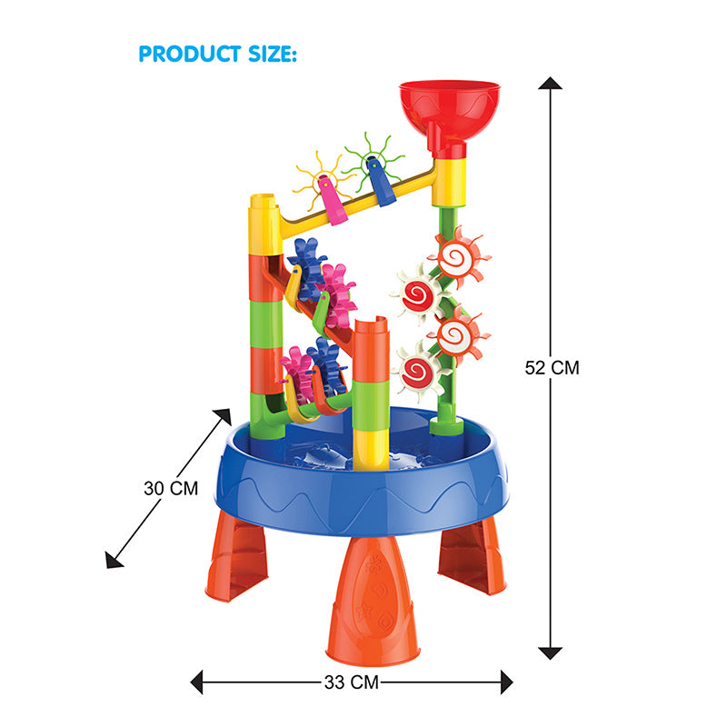 Juego de mesa de playa con embudo de rueda hidráulica, juego de playa de verano, juguetes para niños