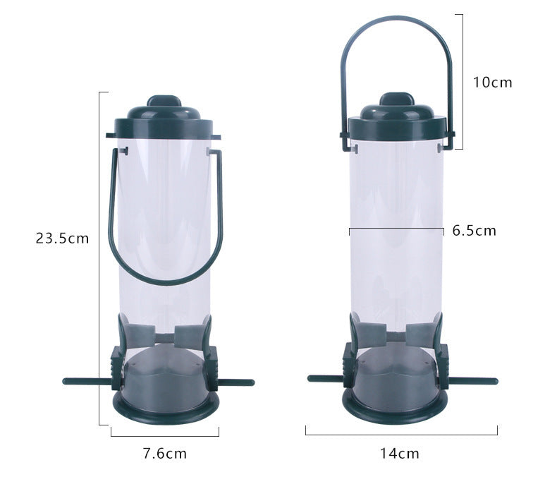 Comedero, dispensador de comida para pájaros, decoración para exteriores, árbol y jardín.