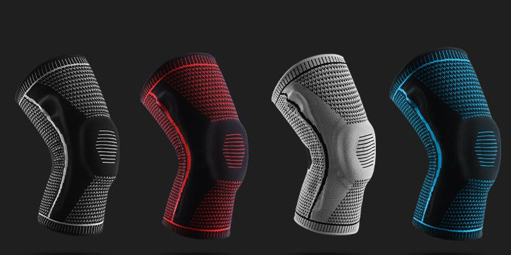 Rodilleras deportivas con resorte de silicona para protección de rótula