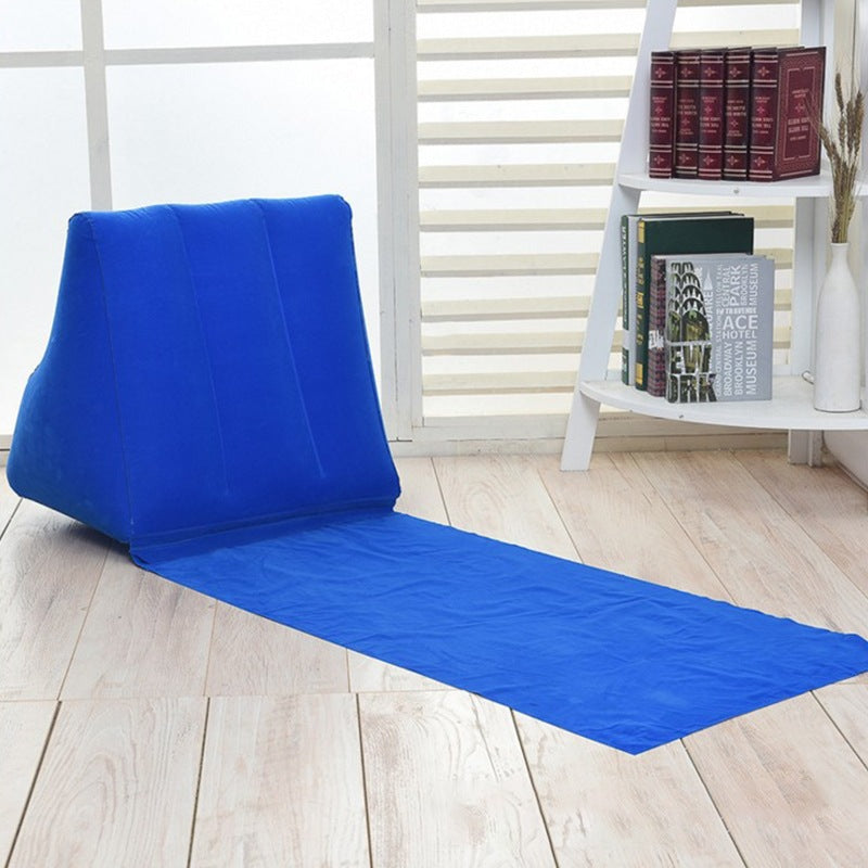 Estera de playa gruesa de Pvc, esterilla para uso al aire libre, esterilla para tomar sol en la playa, estera inflable