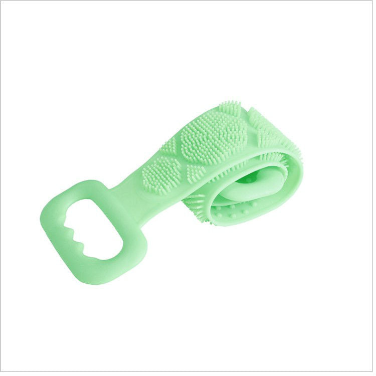 Toalla frotadora para tu cuerpo, toalla de silicona para frotar tu cuerpo, cepillo capilar