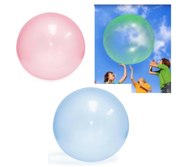 Bola inflable grande juguete para niños bola elástica Bola De Agua bola de burbuja