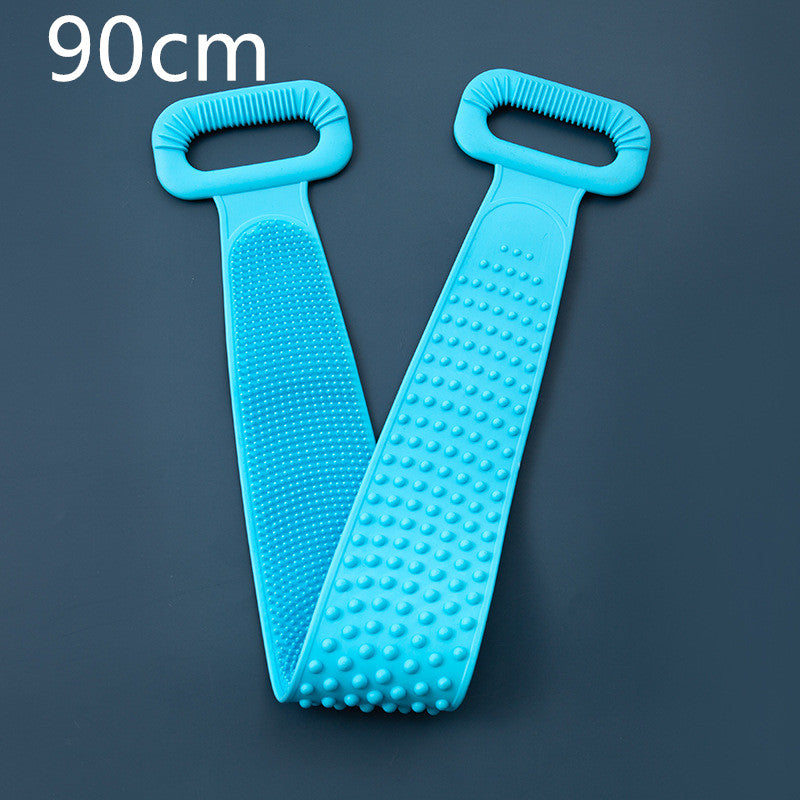 Toalla frotadora para tu cuerpo, toalla de silicona para frotar tu cuerpo, cepillo capilar