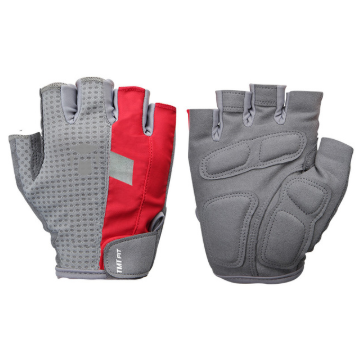 Guantes de GYM para Crossfit, Guantes de entrenamiento transpirables, Guantes de levantamiento de pesas, Guantes de gimnasia antideslizantes hombres profesionales Medio dedo Levantamiento de pesas