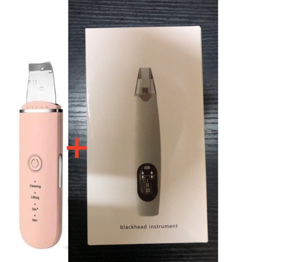 Maquina de peeling y limpiadora facial ultrasónica elimina los puntos negros faciales, salud para el rostro