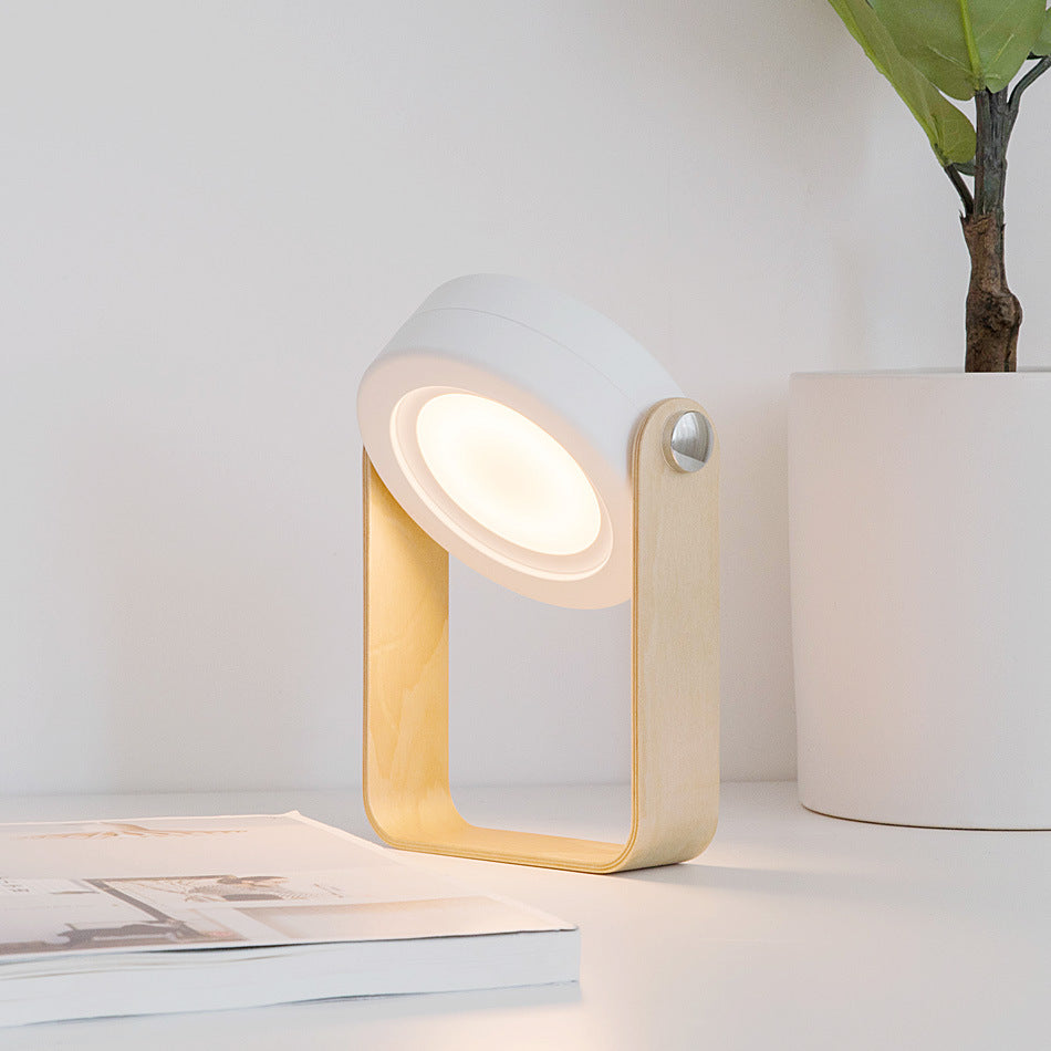 Lámpara de Luz LED nocturna regulable y táctil plegable, recargable USB, lámpara linterna portátil, recargable por USB para decoración del hogar