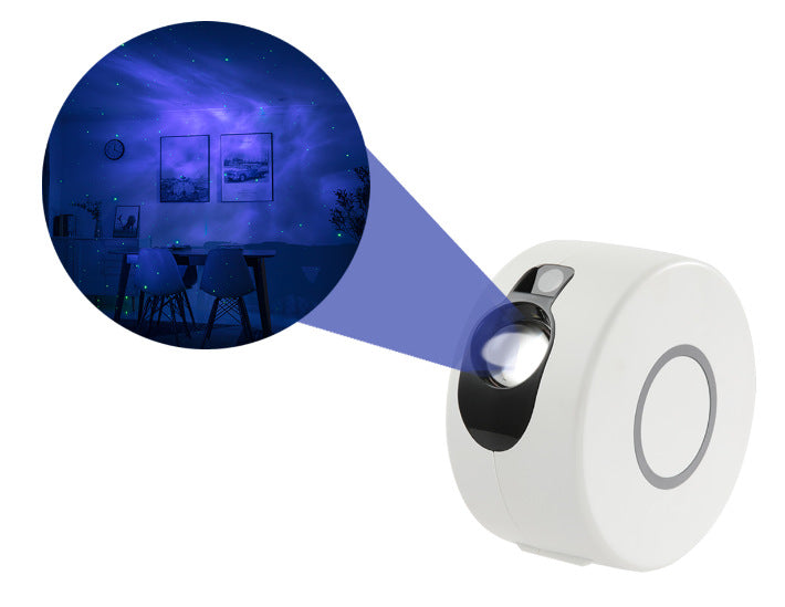 Proyector Galaxy Starry Sky giratorio, lampara de luz para cuarto de niños y adultos, hermoso proyector de luz, 7 colores distintos