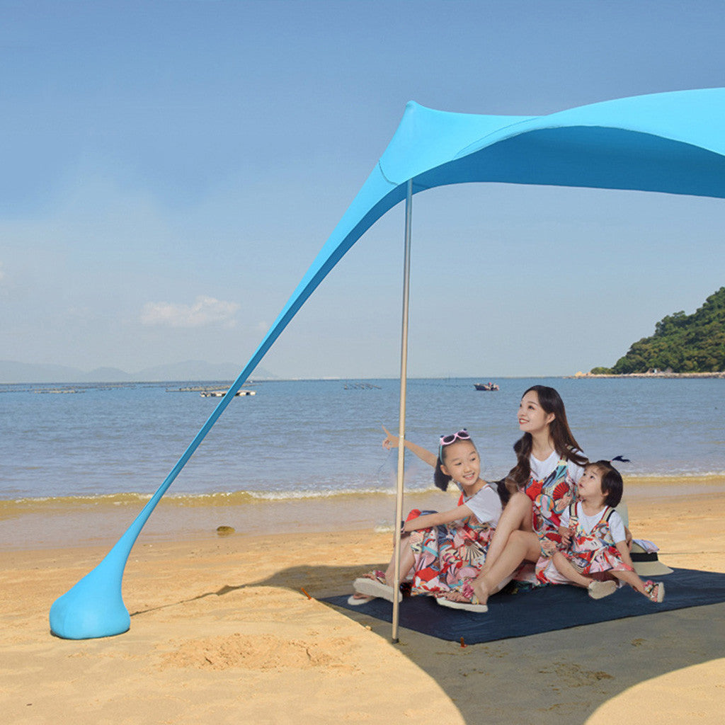 Toldo para sombra tipo carpa de un dormitorio, medidas 210*210*160cm; Tienda de campaña para exteriores, playa