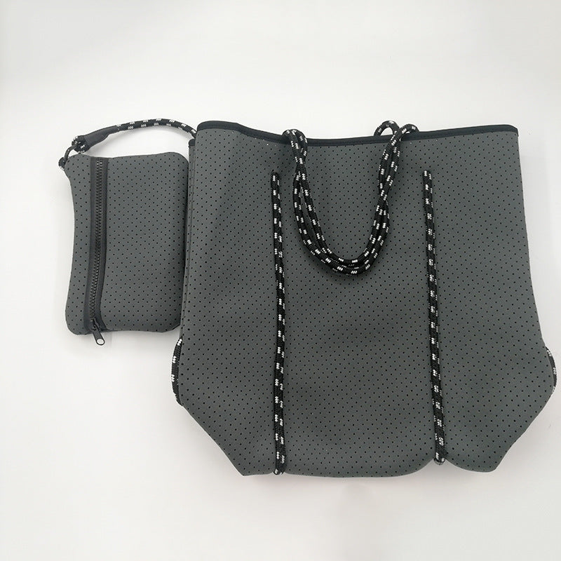 Bolsa de playa de neopreno ideal para tus días al aire libre, salidas a la playa, caminatas al sol