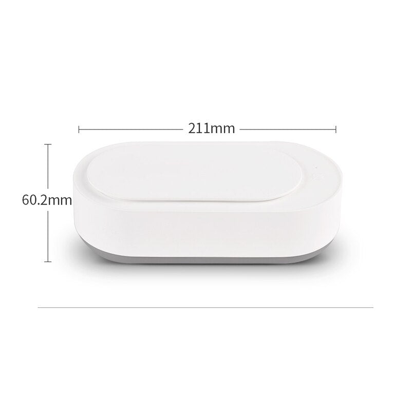Limpiador ultrasónico portátil, máquina de limpieza por vibración de alta frecuencia de 45000Hz