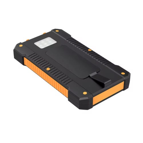 Cargador portátil supercargador solar con 2 USB y linternas LED de 30 000 mAh