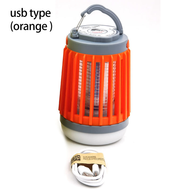 Lámpara Solar Mata Mosquitos Portátil – Recargable, Silenciosa para Interior y Exterior solar y usb