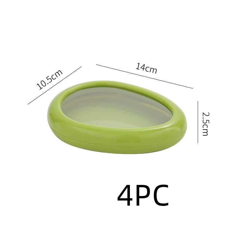 Cajas con película transparente para conservar frutas y verduras frescas, utensilios de cocina