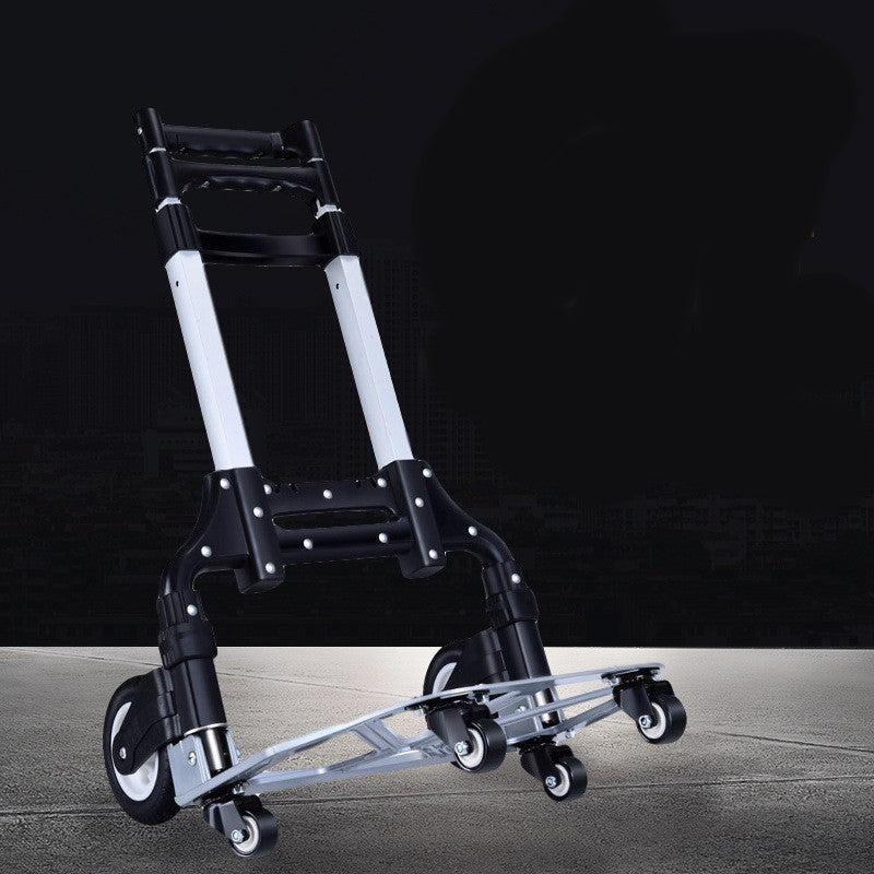 Carrito de Compras de aluminio de excelente calidad, carrito de 2 Ruedas de Aluminio