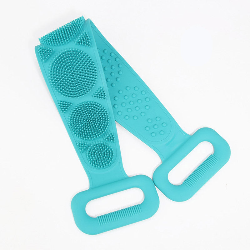 Toalla frotadora para tu cuerpo, toalla de silicona para frotar tu cuerpo, cepillo capilar