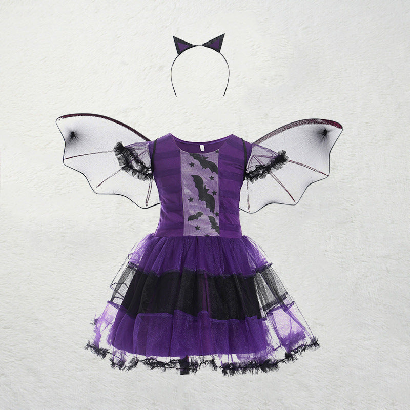 Disfraz infantil bruja en distintos colores