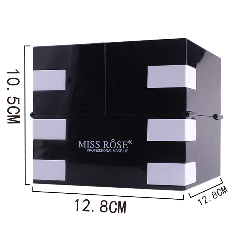 MISS ROSE 3 colores Sombra de ojos, rubor maquillaje de cejas kit de maquillaje