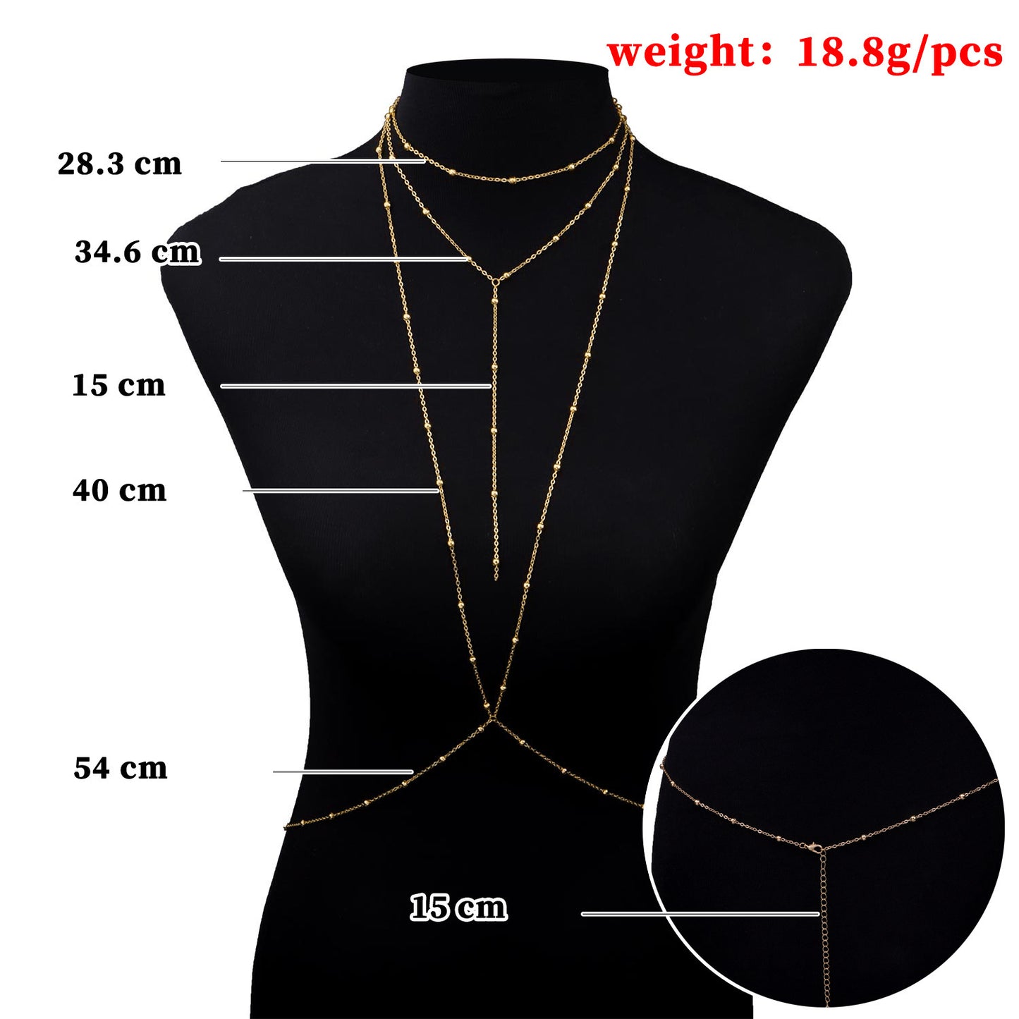 Cadena de cintura de playa para mujer, hermoso accesorio para tu outfit de playa para boda, fiestas o tu prenda casual.