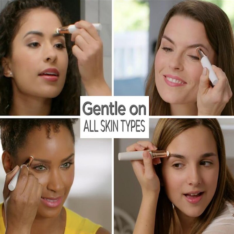 Removedor de pelos, para modelar y afinar cejas, eléctrico Flawless Brows, embellecedor y diseño de cejas