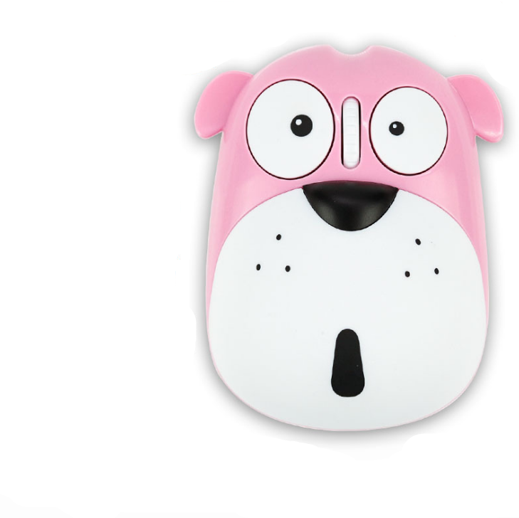 Ratón inalámbrico portátil recargable, óptico 1200DPI ratones Hugo Ratón inalambrico, figura de animales