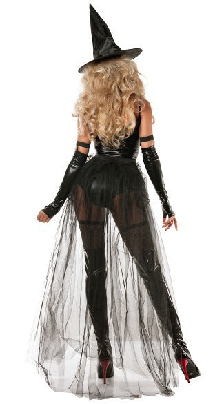 Disfraz de bruja de Halloween, Disfraz para mujer adulta, bruja Sexy