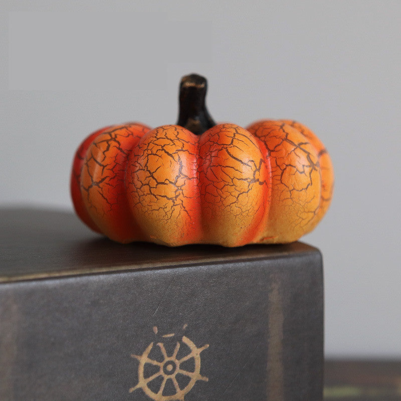 Linterna de calabaza para Halloween, lámpara LED tipo vela de calabaza , Decocoración de Halloween