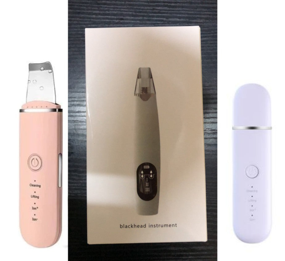 Maquina de peeling y limpiadora facial ultrasónica elimina los puntos negros faciales, salud para el rostro