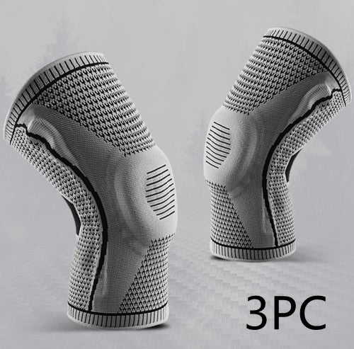 Rodilleras deportivas con resorte de silicona para protección de rótula