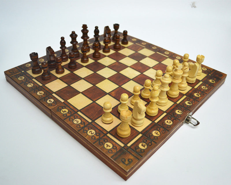 Juego de ajedrez Juego de ajedrez 3 en 1 magnético de Madera de Alta Calidad Juego de ajedrez