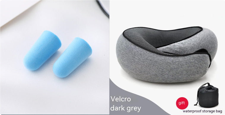 Almohada de viaje para el cuello, memory form, adaptable para avión, diseño perfecto