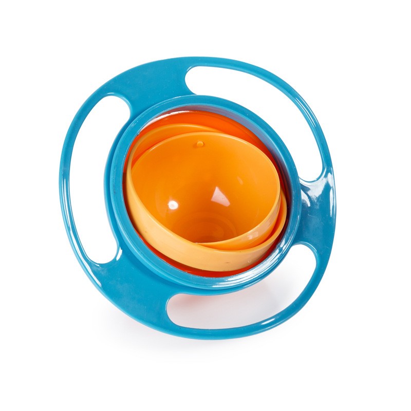 Plato tipo tazón universal a prueba de derrames para tu bebé, plato antiderrapante con rotación de 360 grados, calidad exccelente