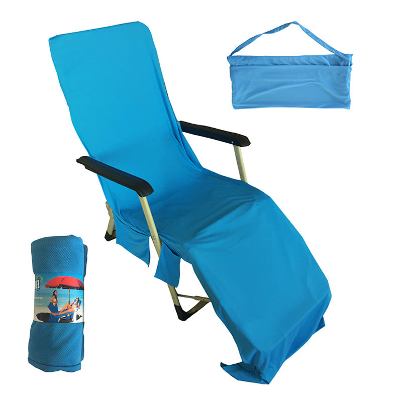 Funda para silla de playa, funda de reposera, funda para silla de descanso al sol ideal para exterior, secado rápido, fresco y ligero.