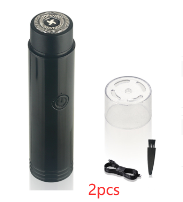 Mini afeitadora eléctrica, afeitadora portátil recargable para el automovil, indolora y cómoda