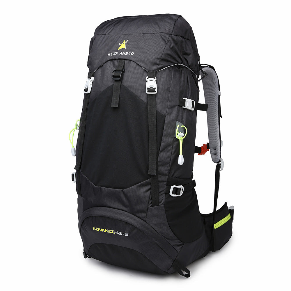 Mochila De Senderismo De Marco Interno 50\/60l Mochila de acampar, Mochila multifunción con Cubierta de Lluvia