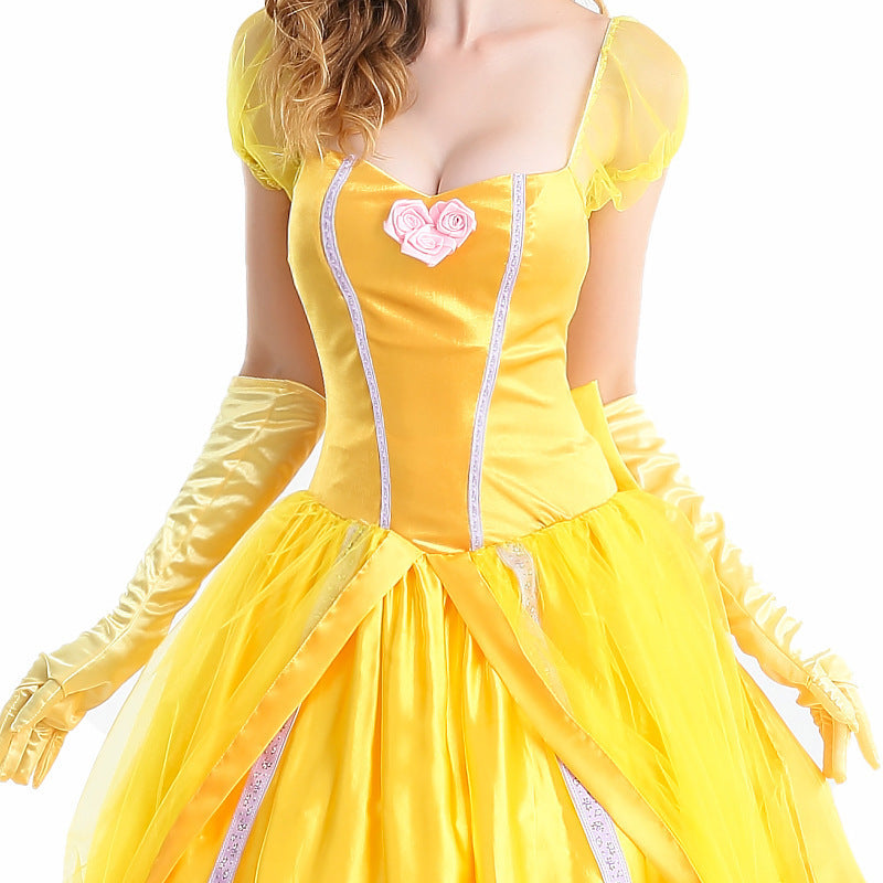 Disfraz de Princesa para Mujer š ā Vestido Especial y Guantes a Juego