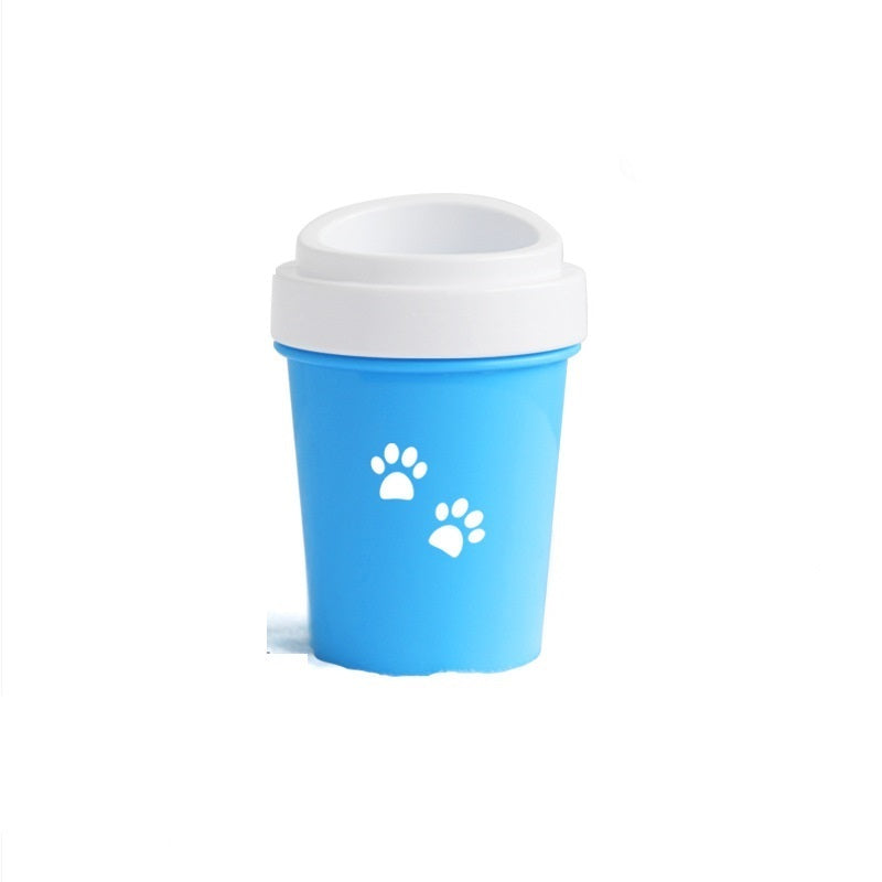 Productos de limpieza para el cuidado de las patas de tu perro de silicona.