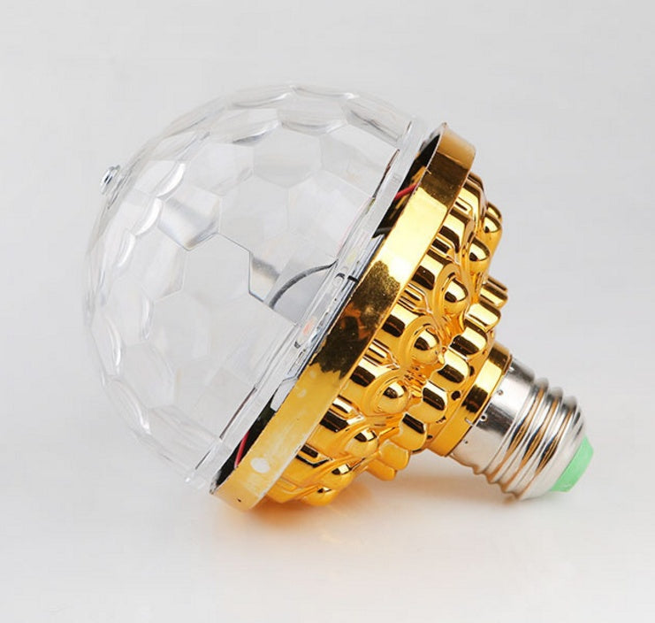 Bola Mágica LED Giratoria Multicolor – Luz de Fiesta Atmosférica