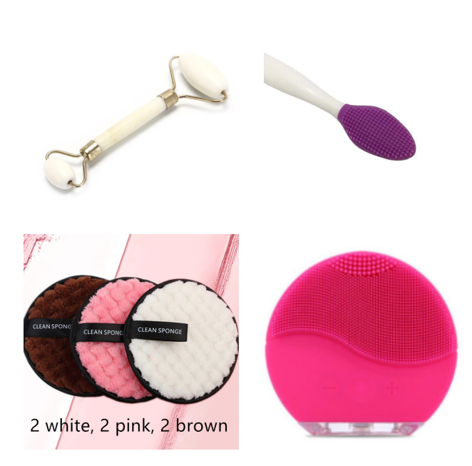Limpiador facial eléctrico, ultrasonido.